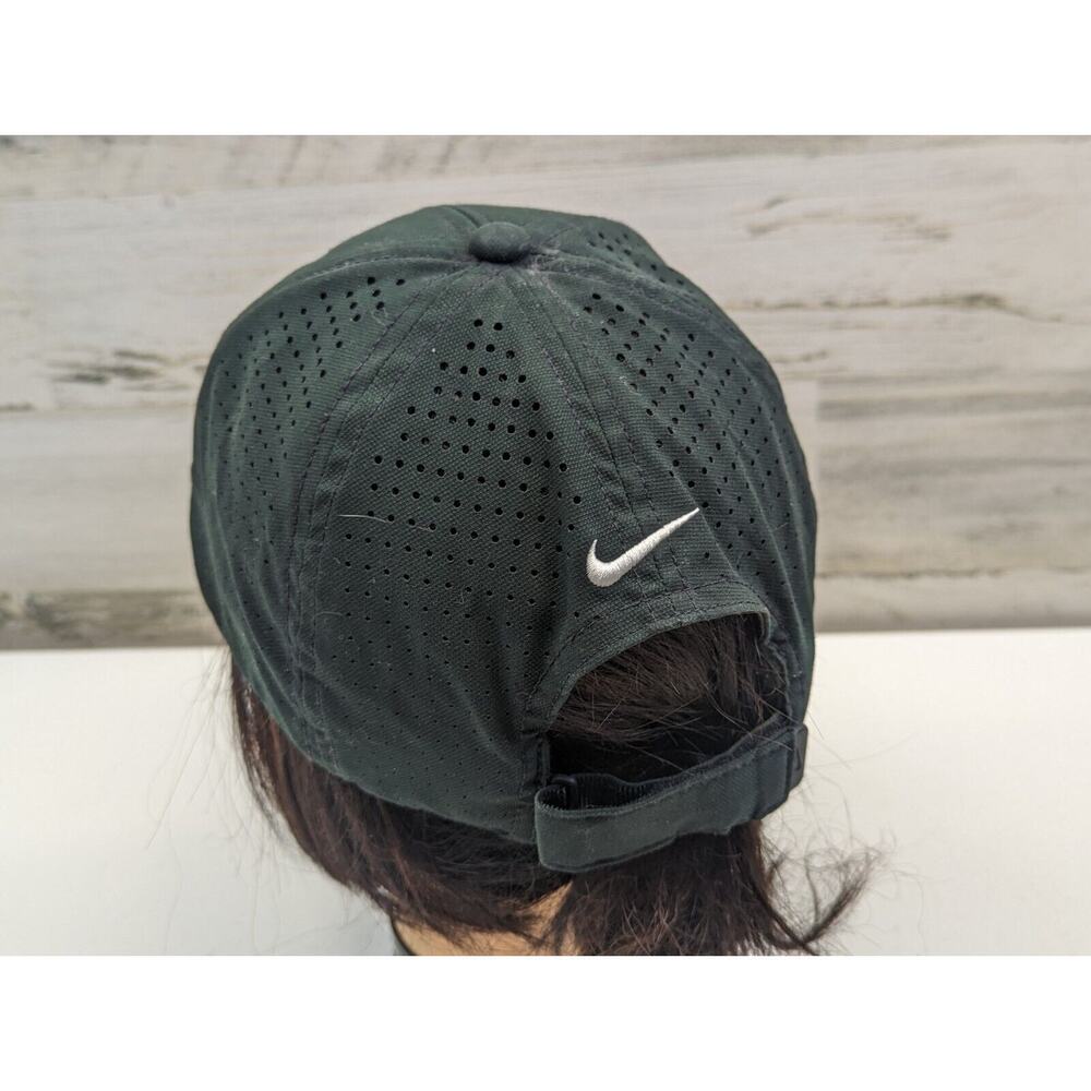 Nike Golf Black Legacy 91 Dri Fit Hot‎ Weather Polyester Baseball Cap Adult OSFA - Picture 3 of 9